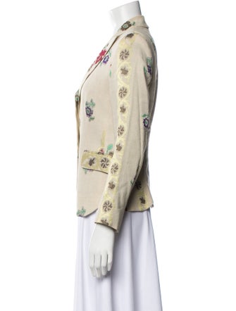 Etro Floral Print Blazer