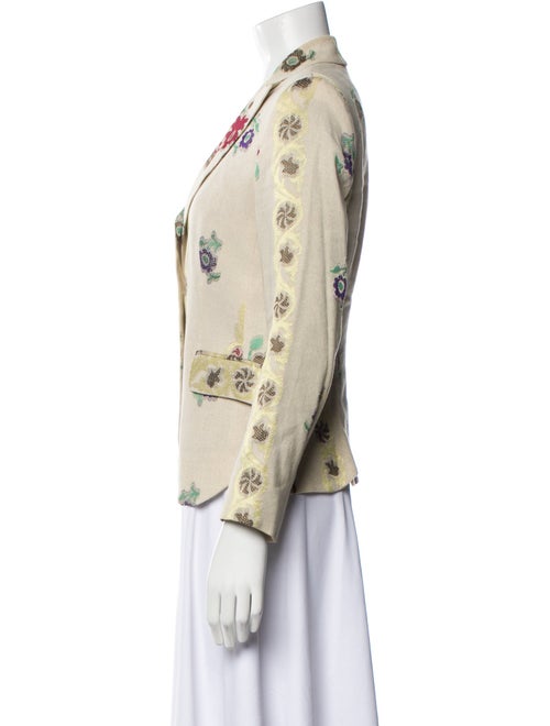 Etro Floral Print Blazer