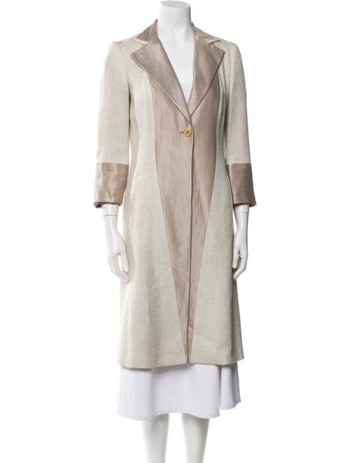 Etro Colorblock Pattern Fur Coat