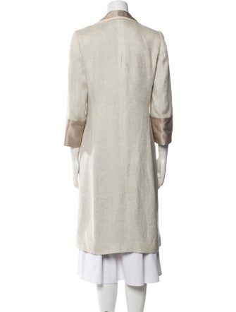 Etro Colorblock Pattern Fur Coat