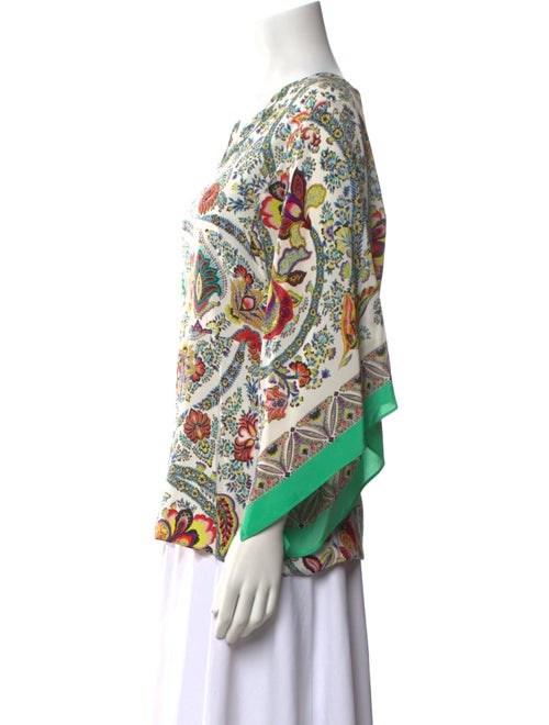 Etro Silk Paisley Print Blouse
