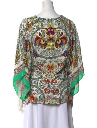 Etro Silk Paisley Print Blouse