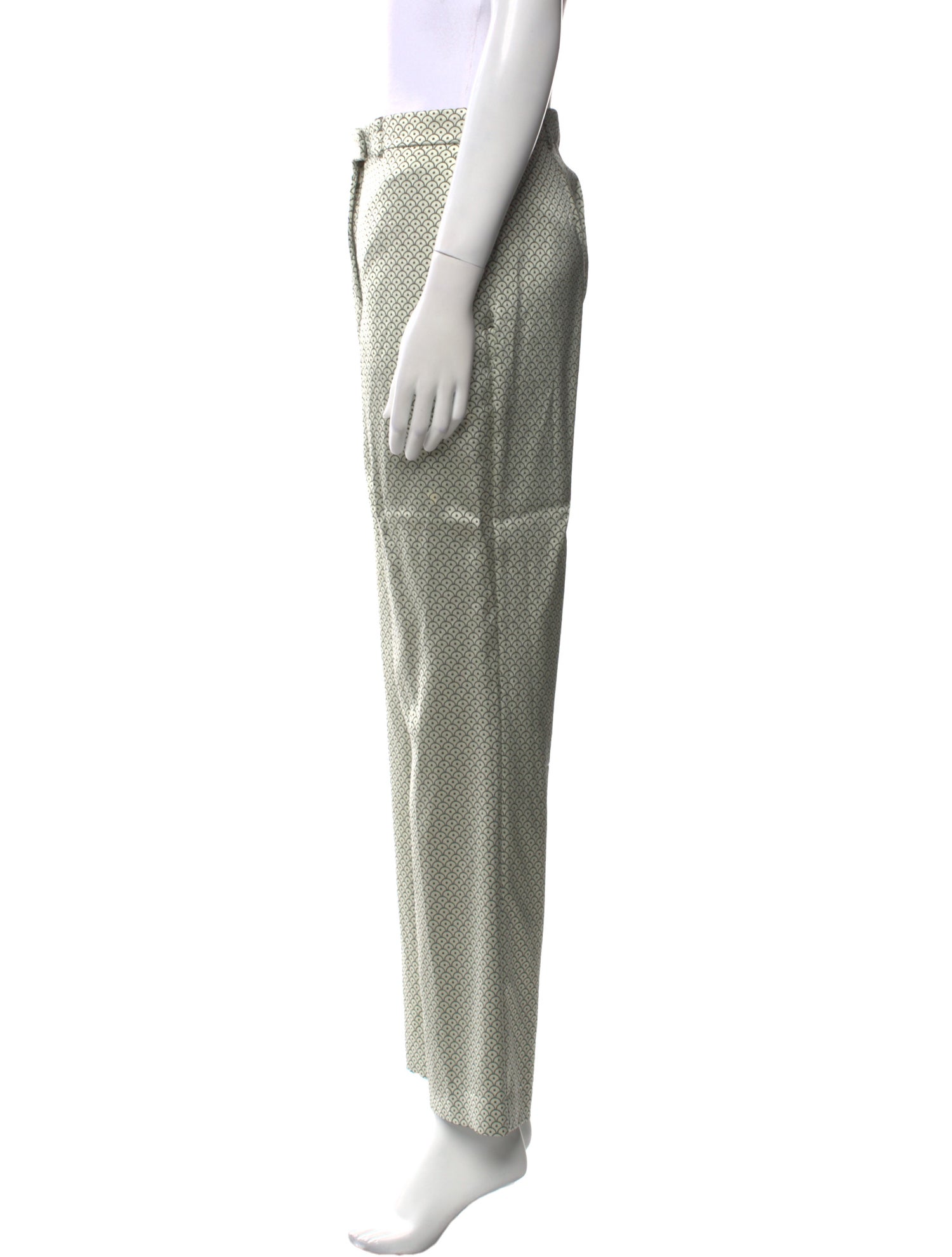 Etro Printed Straight Leg Pants