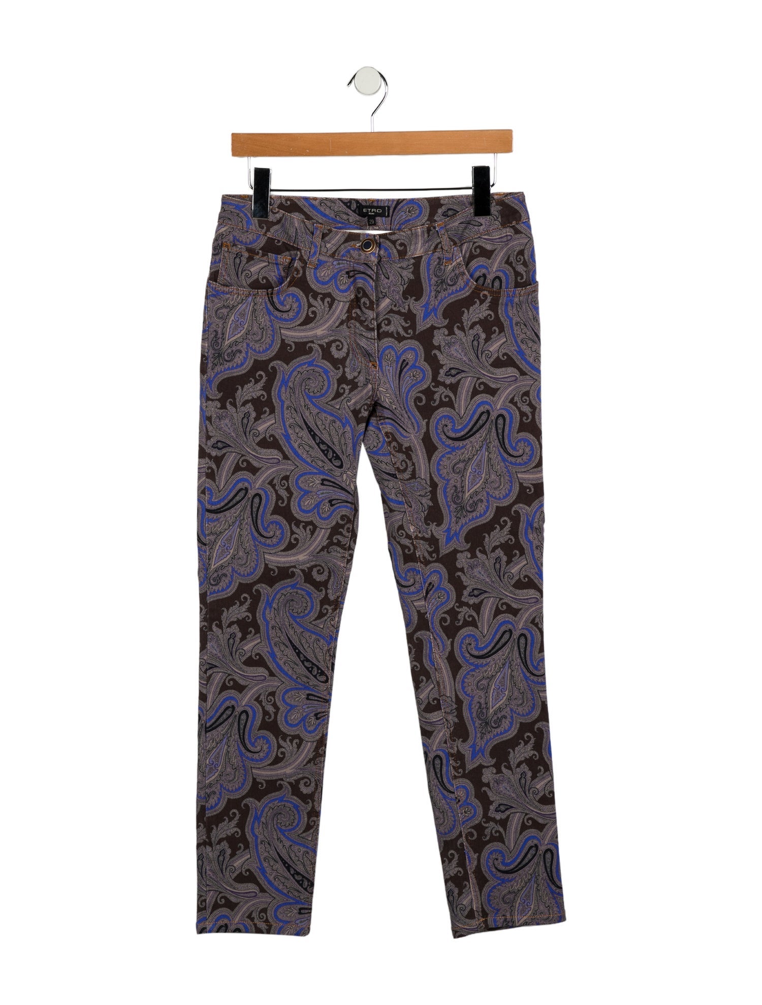 Etro Mid-Rise Straight Leg Jeans