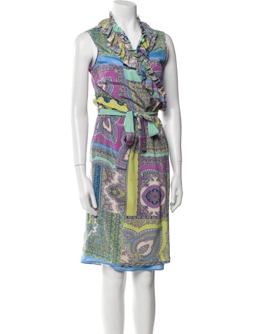 Etro Silk Printed Robe
