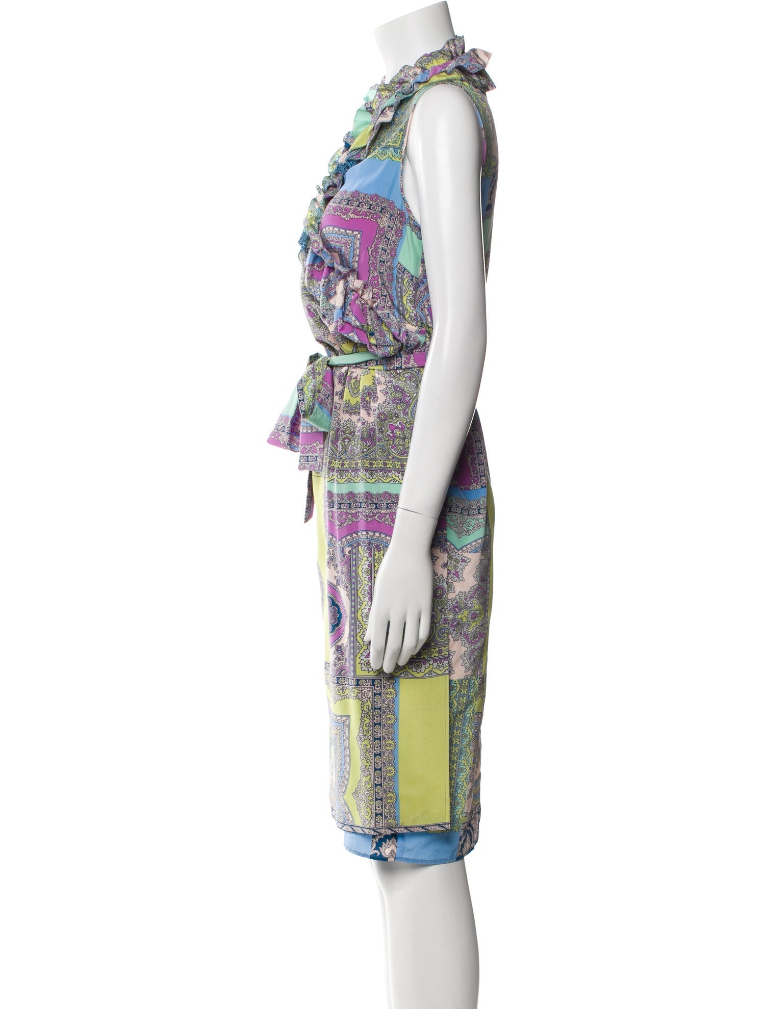 Etro Silk Printed Robe