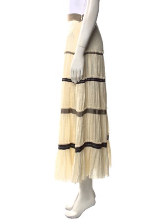 Etro Silk Midi Length Skirt