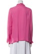 Etro Silk Mock Neck Blouse