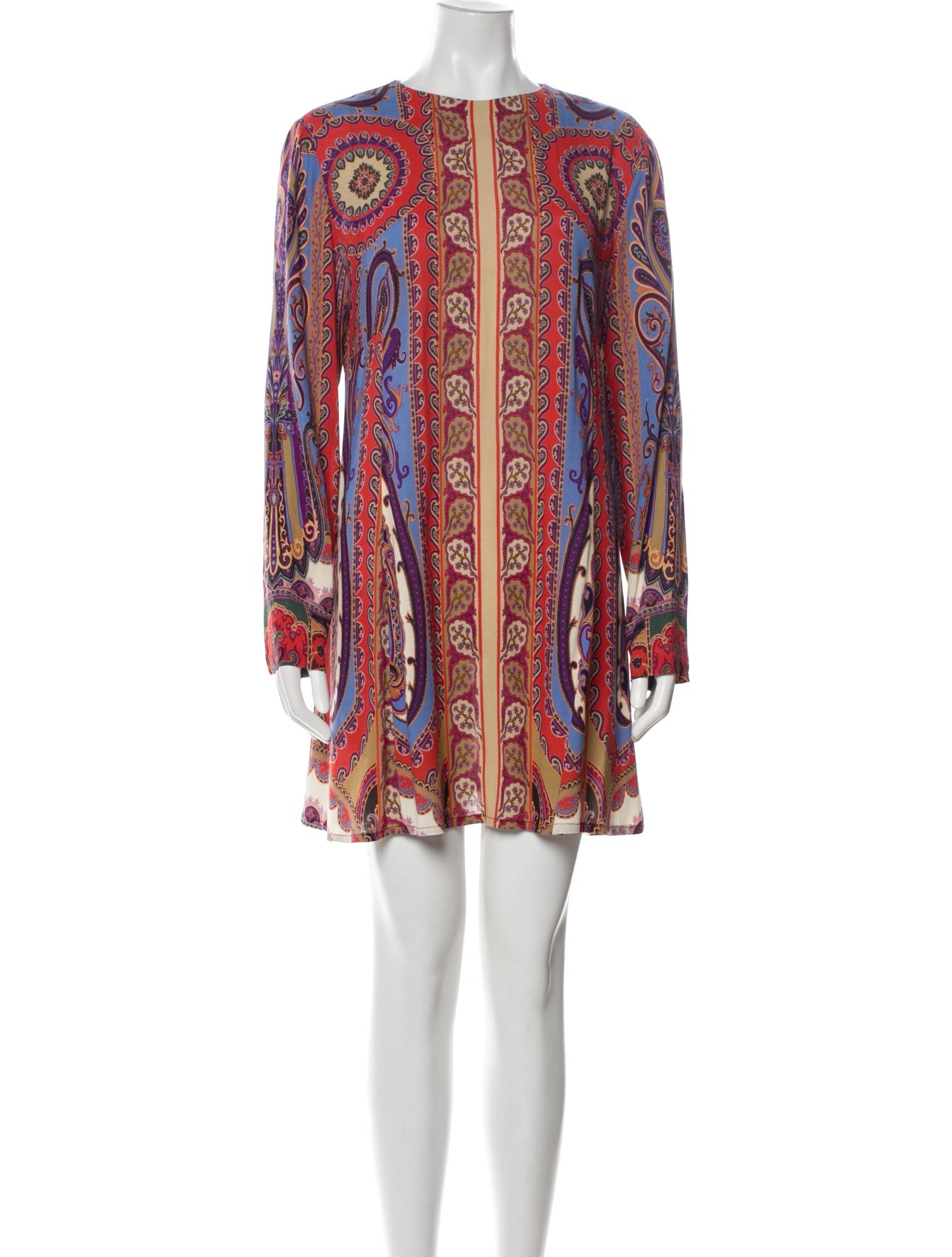 Etro Paisley Print Mini Dress
