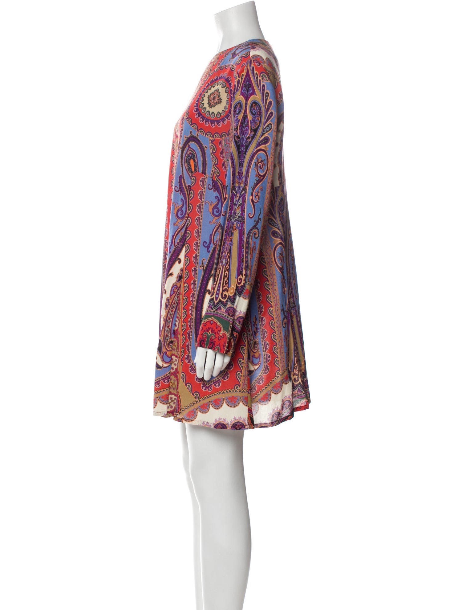 Etro Paisley Print Mini Dress