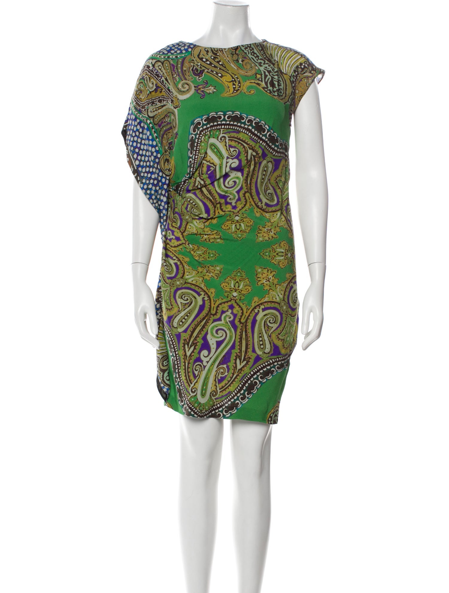 Etro Paisley Print Knee-Length Dress