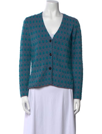 Etro Striped V-Neck Sweater