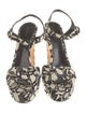 Etro Canvas Floral Print Sandals