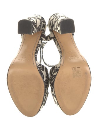 Etro Canvas Floral Print Sandals