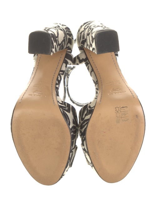 Etro Canvas Floral Print Sandals