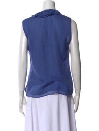 Etro Silk Cowl Neck Blouse