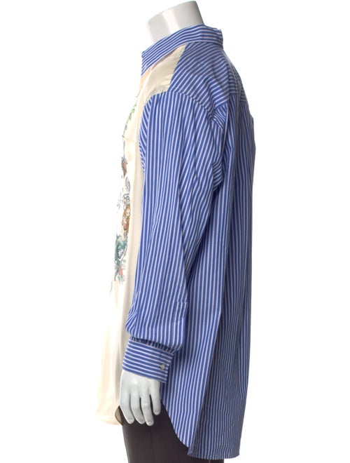 Etro Striped Long Sleeve Dress Shirt