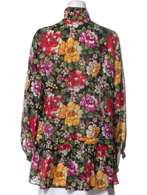 Etro Silk Floral Print Blouse