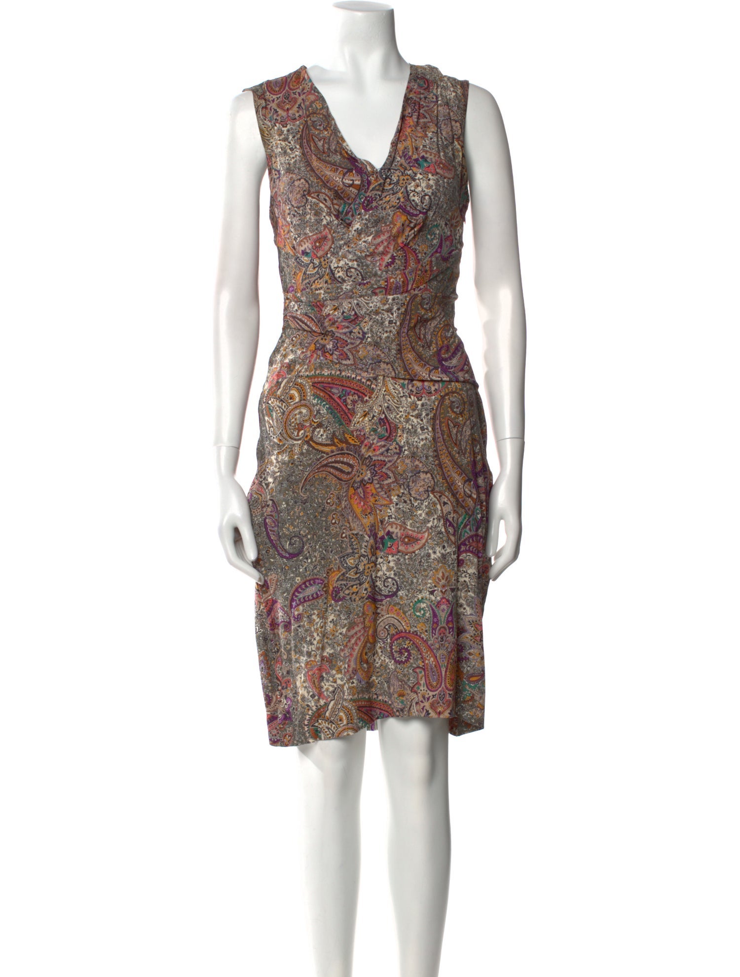 Etro Paisley Print Knee-Length Dress