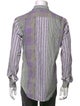 Etro Plaid Print Long Sleeve Shirt
