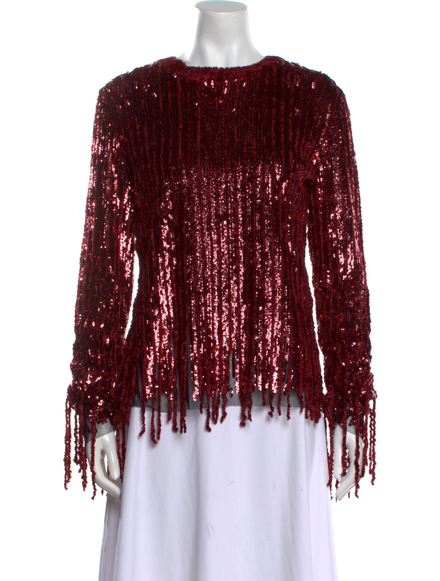 Etro Bateau Neckline Long Sleeve Blouse