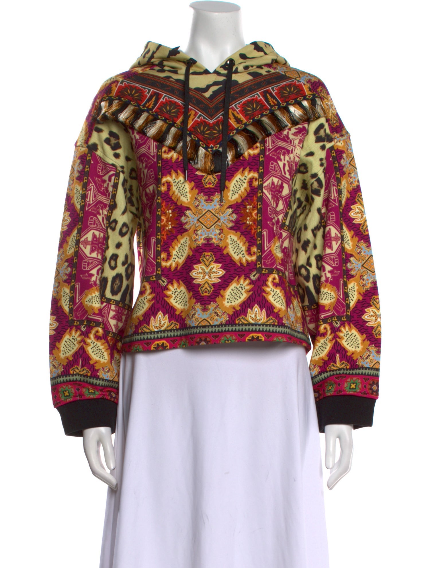 Etro Printed Mock Neck Sweatshirt