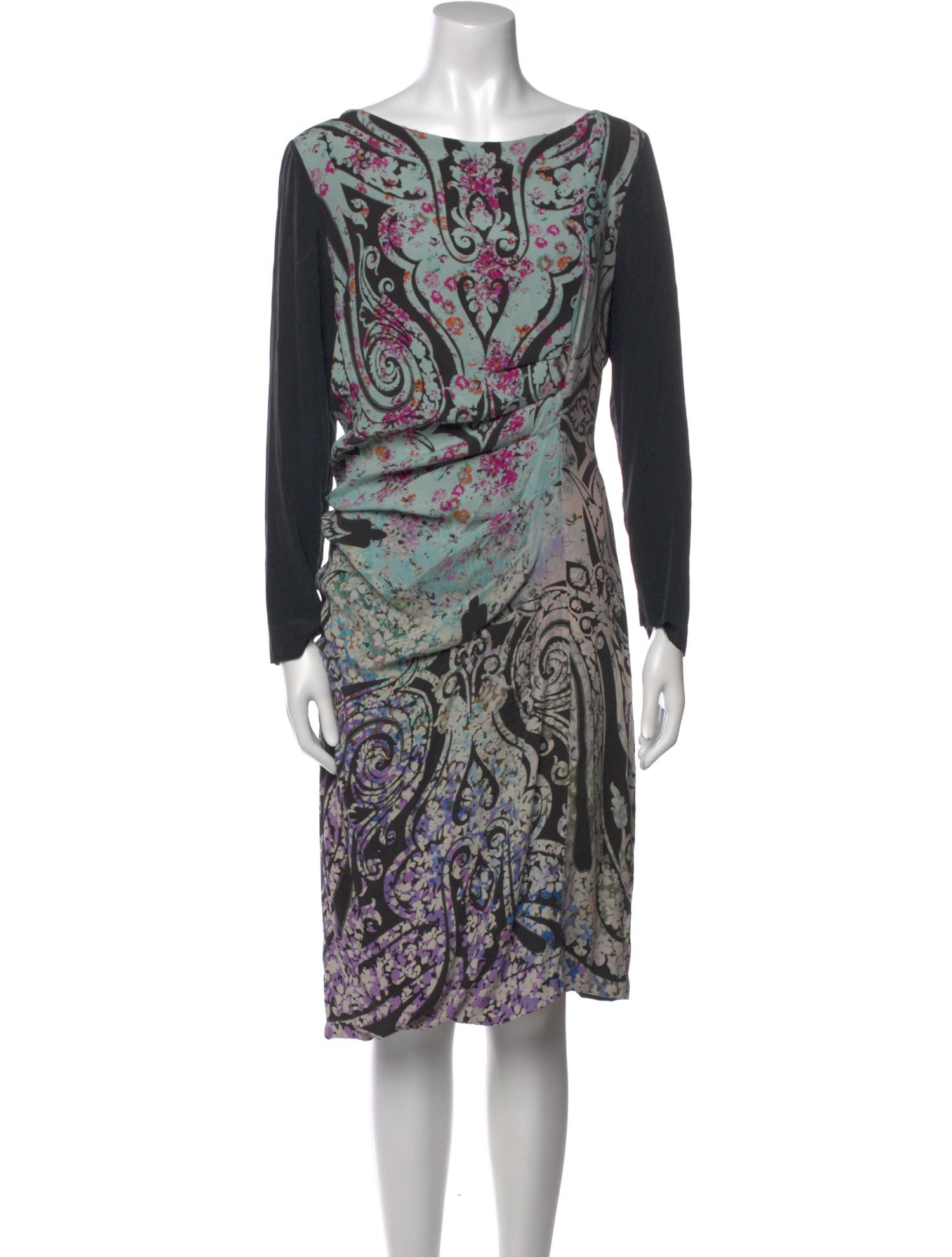 Etro Paisley Print Knee-Length Dress