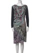 Etro Paisley Print Knee-Length Dress