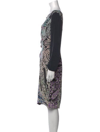 Etro Paisley Print Knee-Length Dress