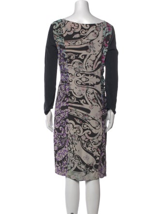 Etro Paisley Print Knee-Length Dress