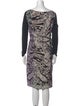 Etro Paisley Print Knee-Length Dress