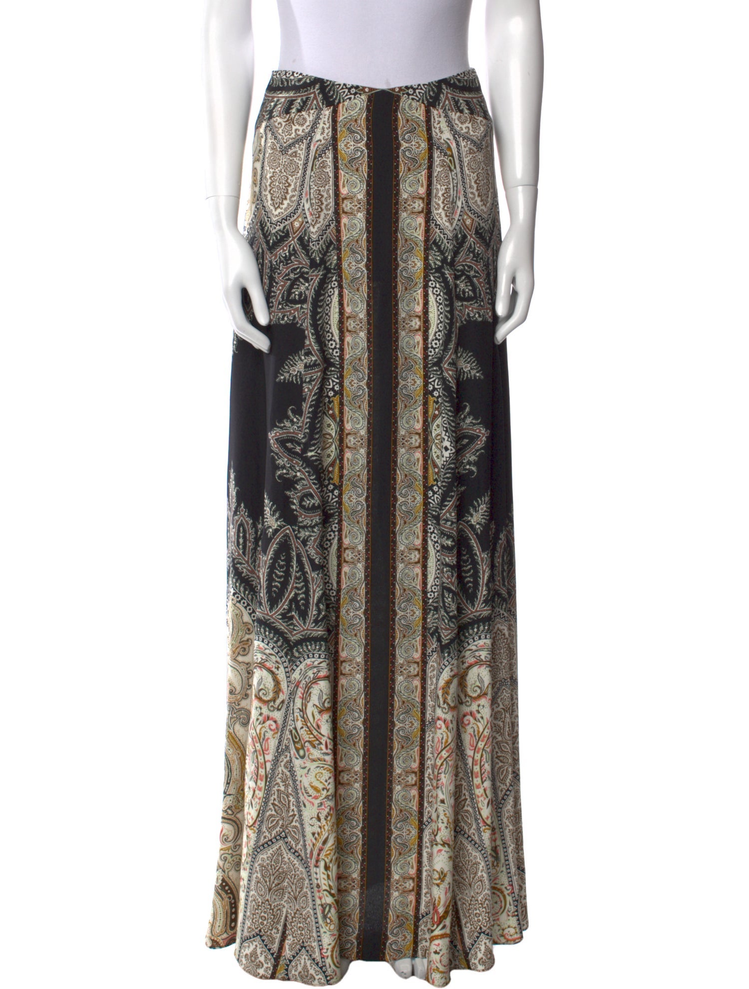Etro Silk Long Skirt