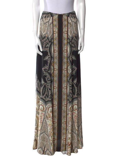 Etro Silk Long Skirt