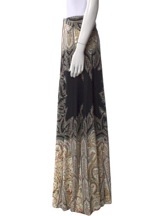 Etro Silk Long Skirt