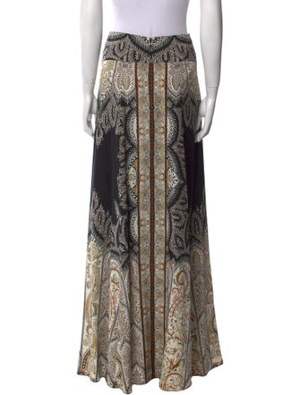 Etro Silk Long Skirt