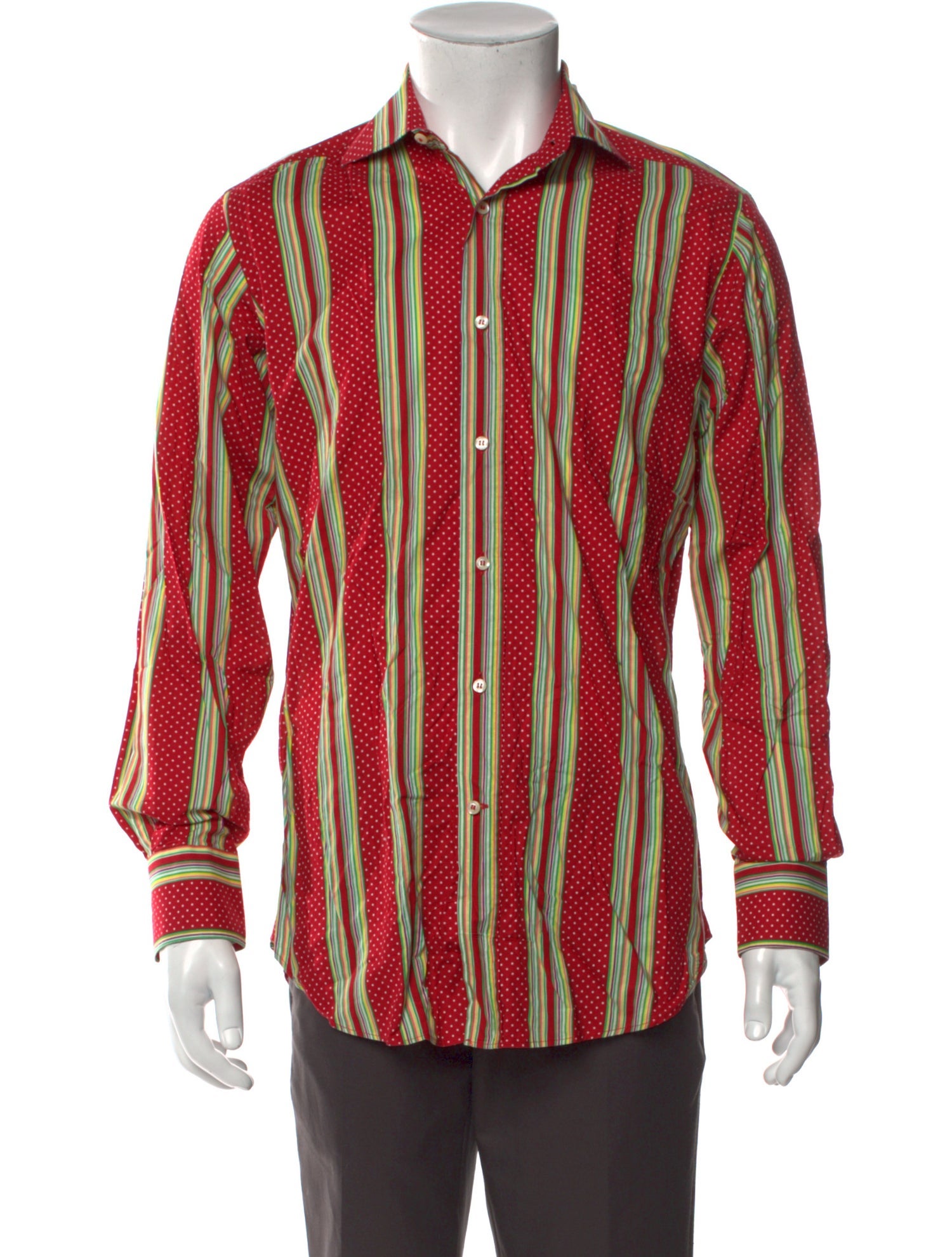 Etro Striped Long Sleeve Shirt