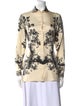 Etro Silk Printed Button-Up Top