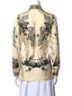 Etro Silk Printed Button-Up Top