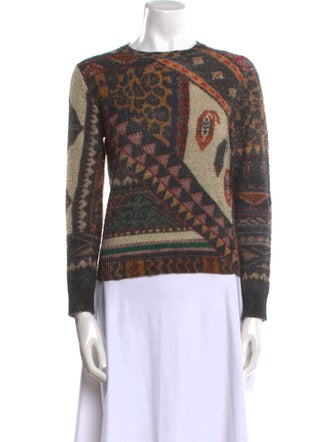 Etro Wool Printed Sweater