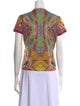 Etro Paisley Print Crew Neck T-Shirt