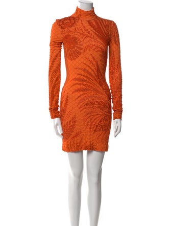 Etro Turtleneck Mini Dress