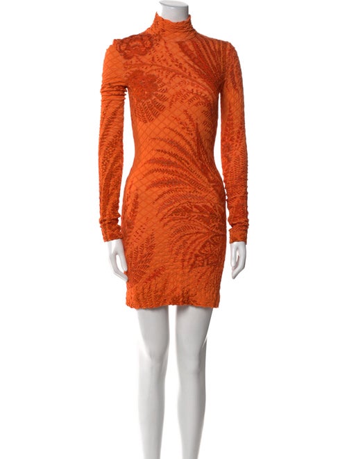 Etro Turtleneck Mini Dress