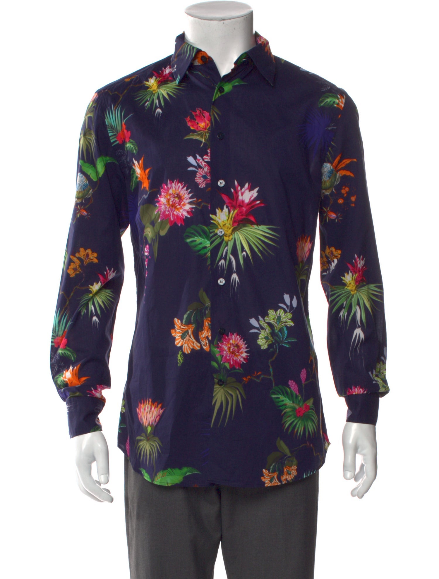 Etro Printed Long Sleeve Shirt