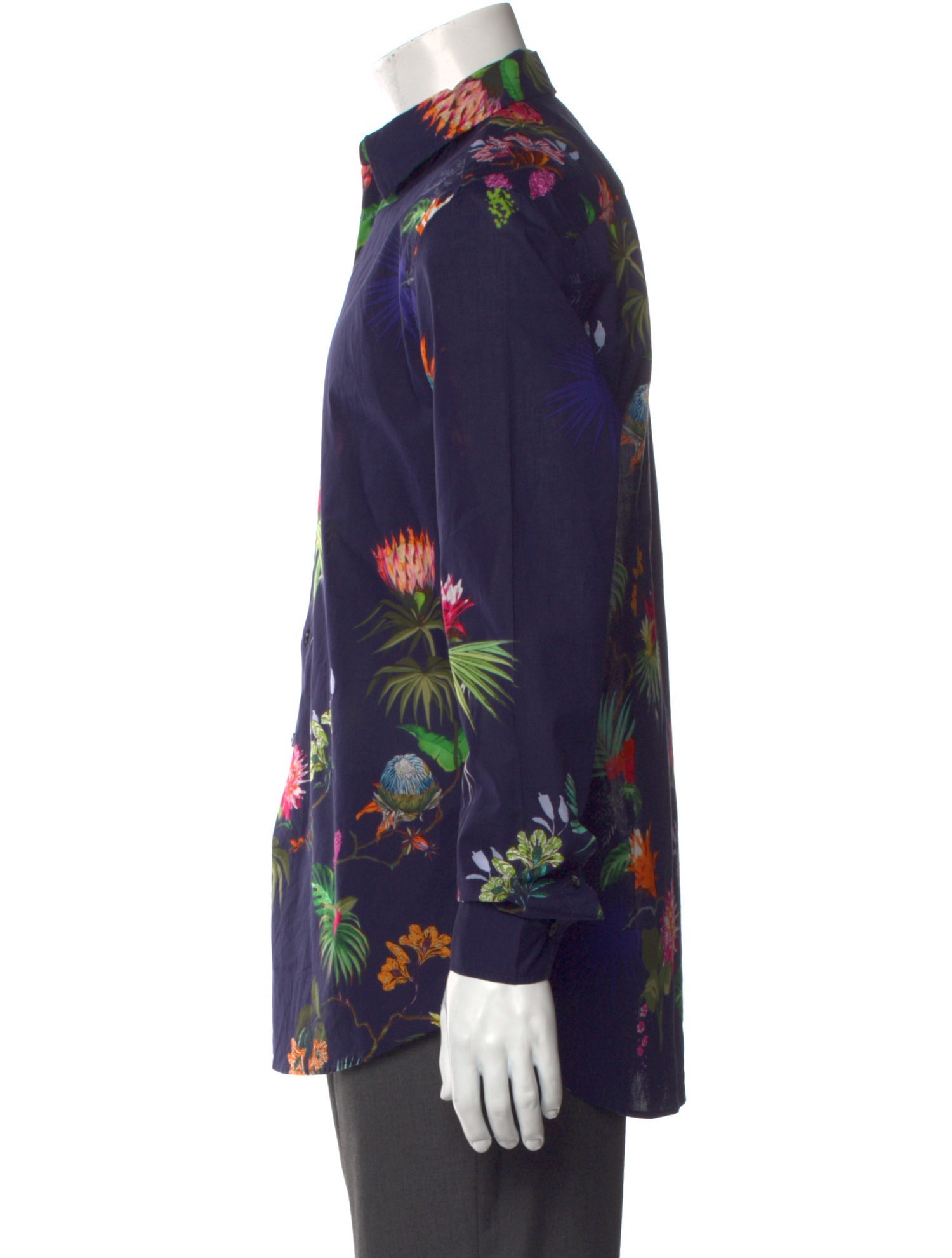 Etro Printed Long Sleeve Shirt