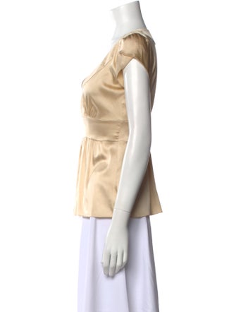 Etro Silk V-Neck Blouse