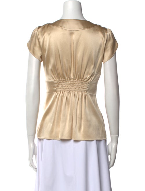 Etro Silk V-Neck Blouse