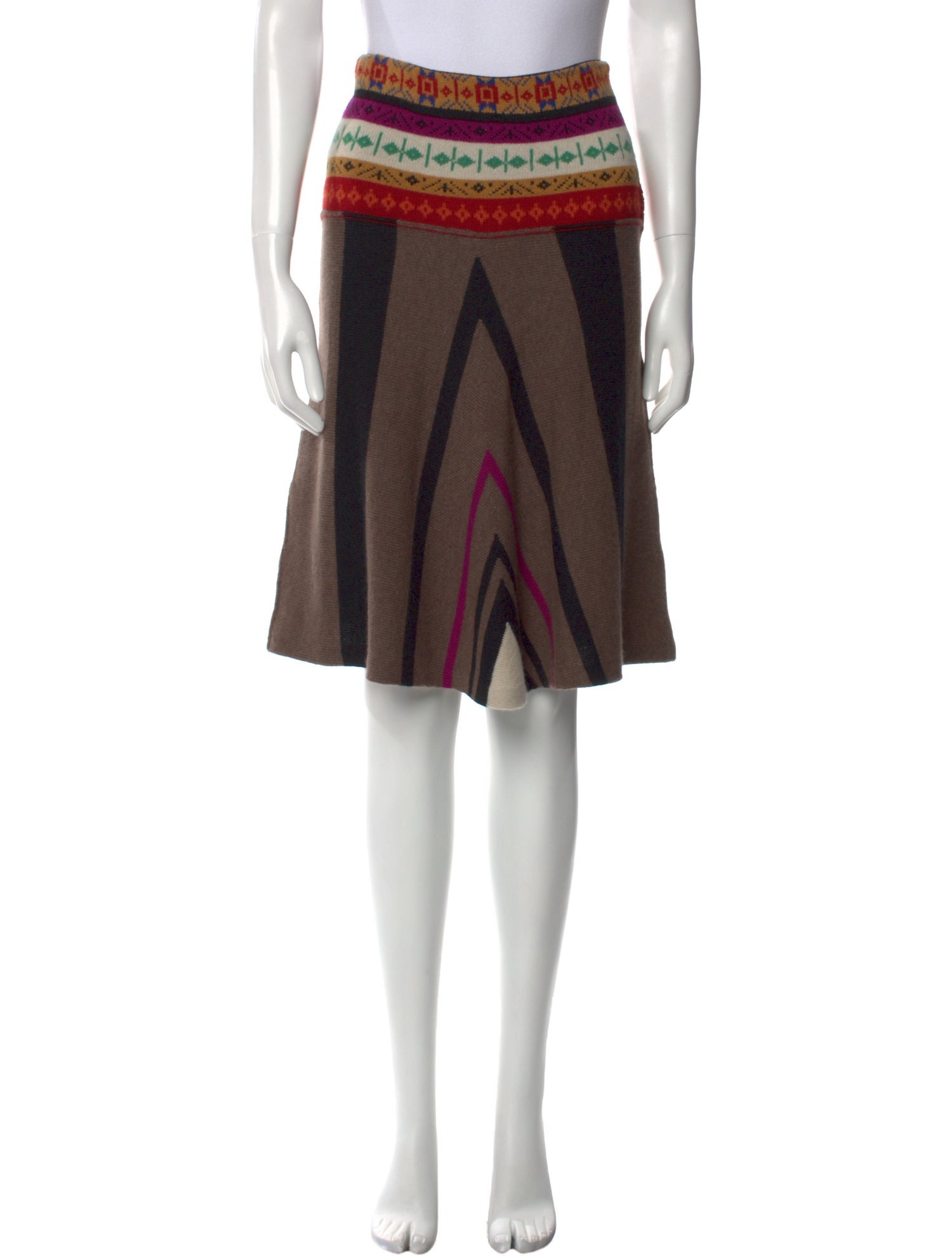 Etro Wool Knee-Length Skirt