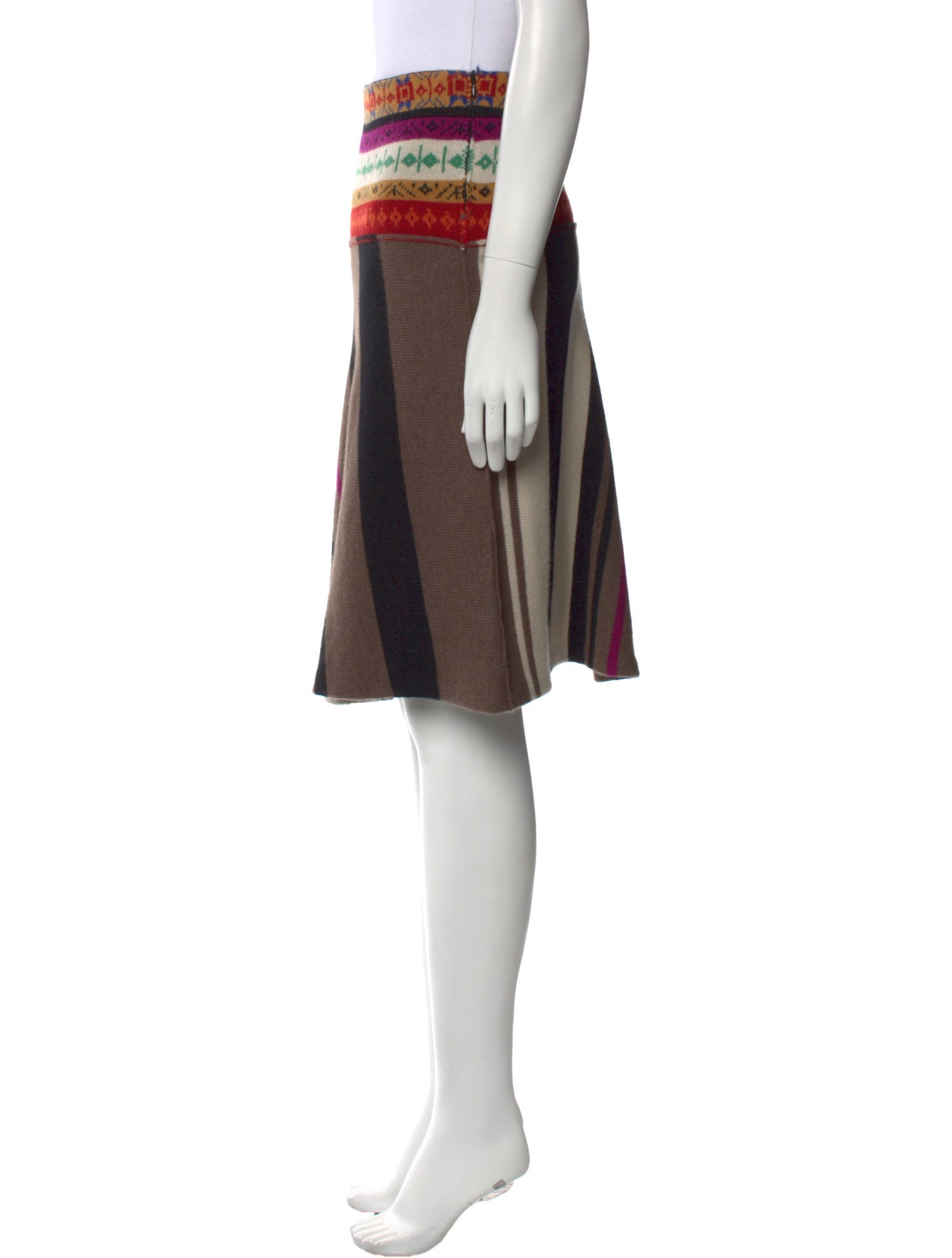 Etro Wool Knee-Length Skirt