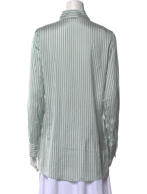 Etro Silk Striped Button-Up Top