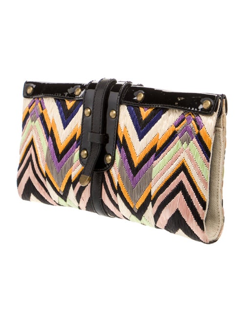 Etro Straw Clutch